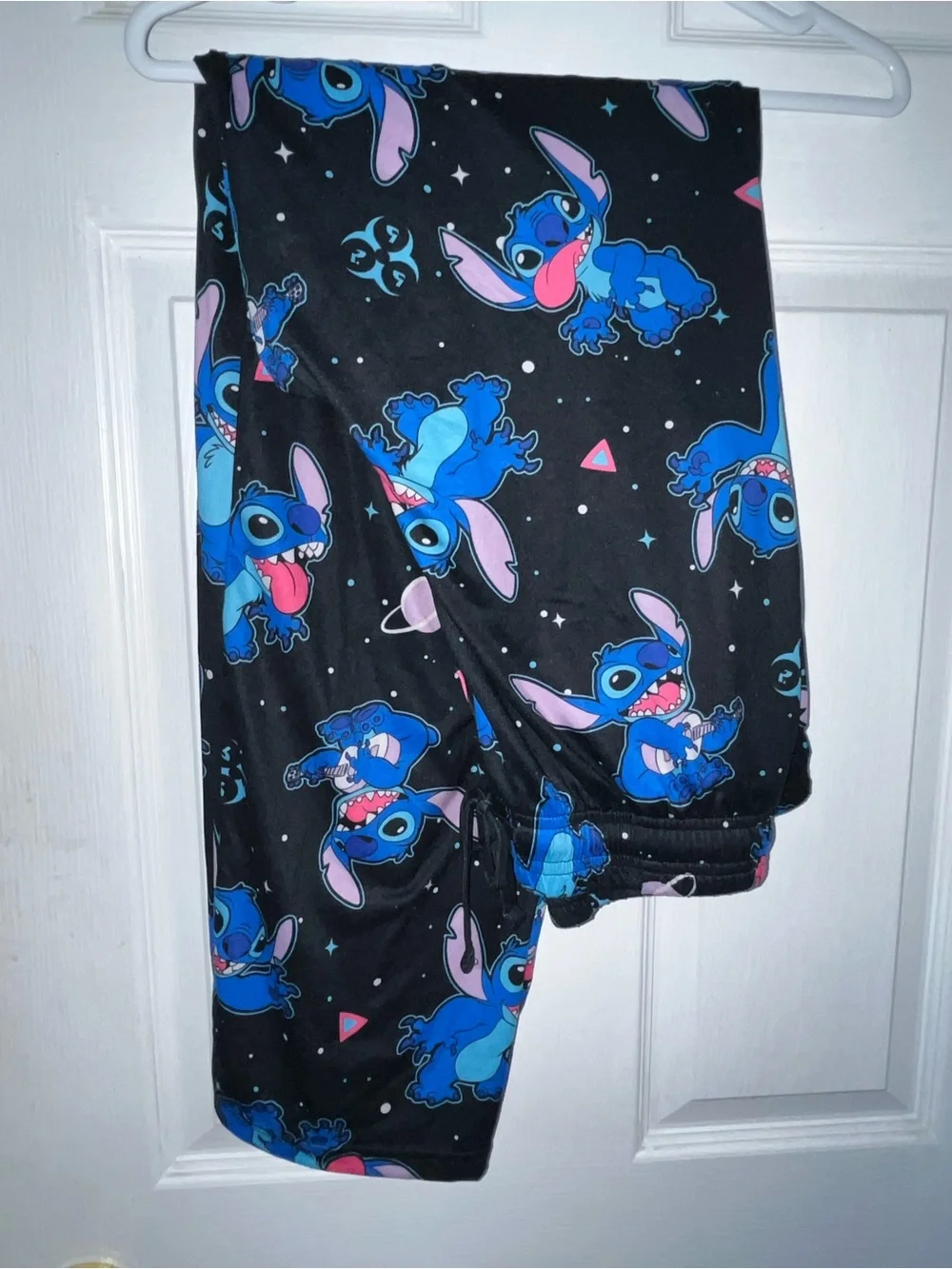 Disney Kids 'Team Trouble' Stitch Graphic Tee - White/Blue XXL and pants Medium